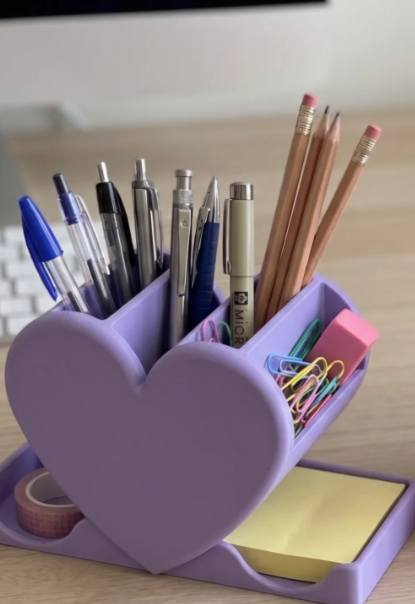 Organizador De Objetos de Coração