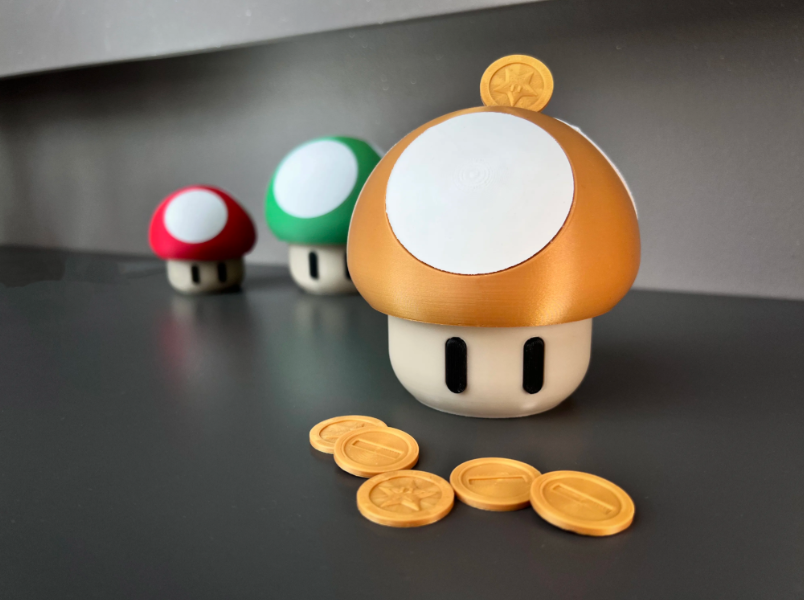 Super Mario Cofrinho de cogumelo