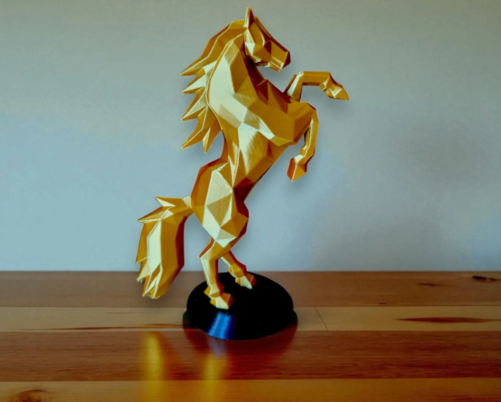 Figura Cavalo Low Poly