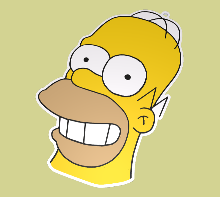 Chaveiro Homer 2D